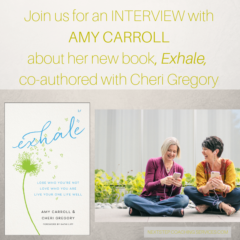Join us for an interview with Amy Carroll about her new book, Exhale