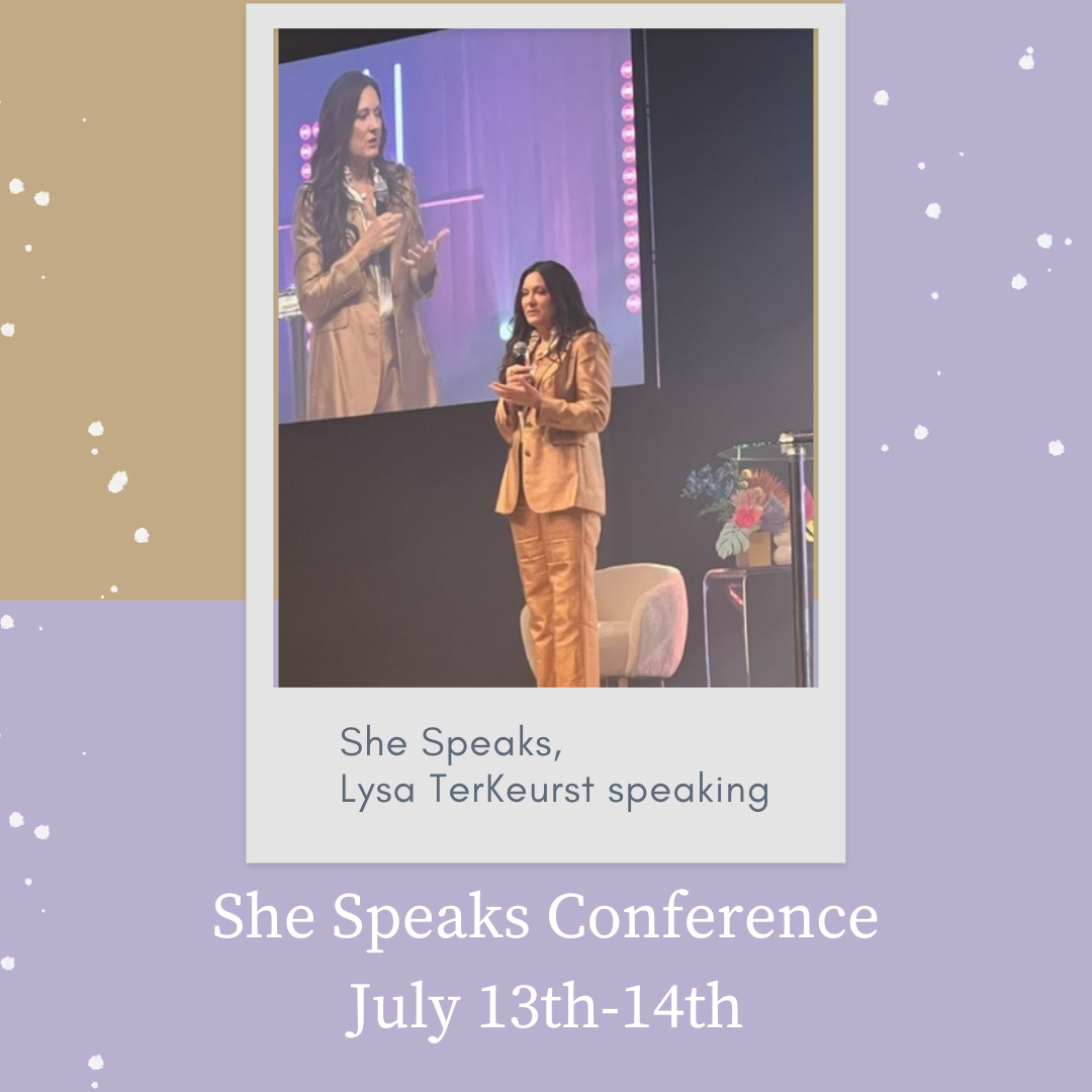 Want to grow as a writer and communicator? Attend She Speaks Conference!